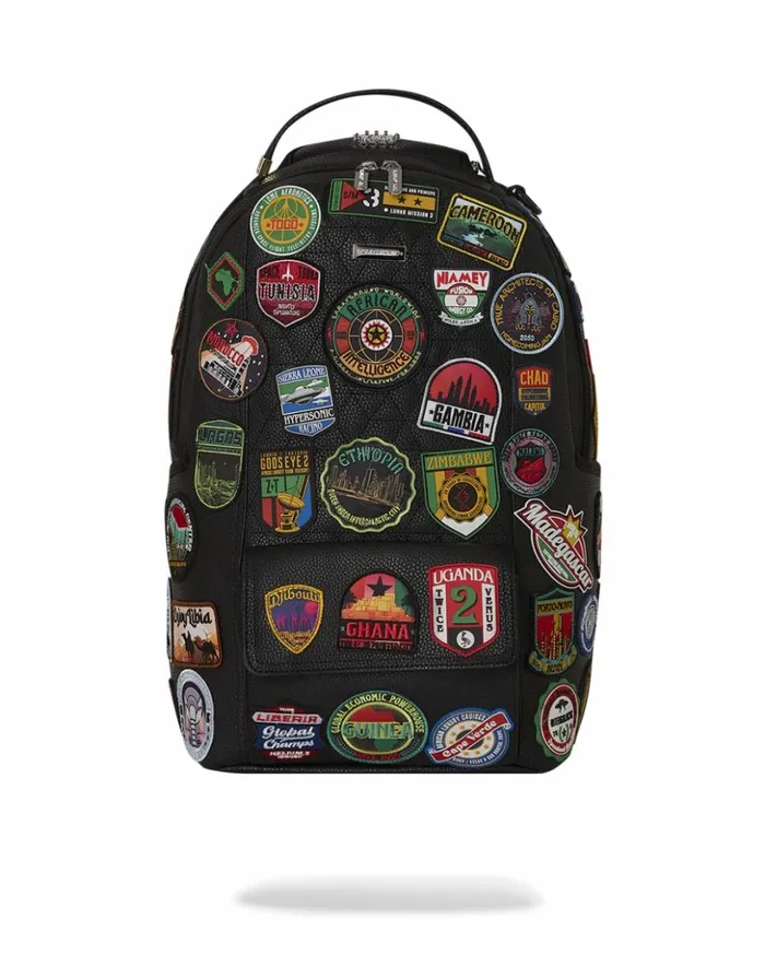 AI THE 54 PATCHES OF AFRICA CARGO BACKPACK Bags SPRAYGROUND