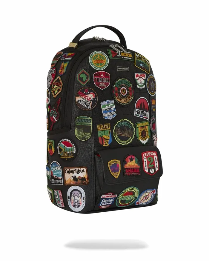 AI THE 54 PATCHES OF AFRICA CARGO BACKPACK Bags SPRAYGROUND