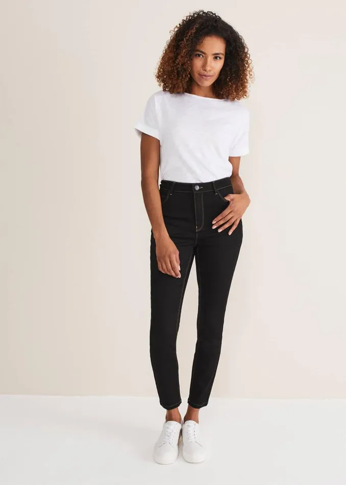 Abigail Sculpting Skinny Jean Black Women Phase Eight Trousers