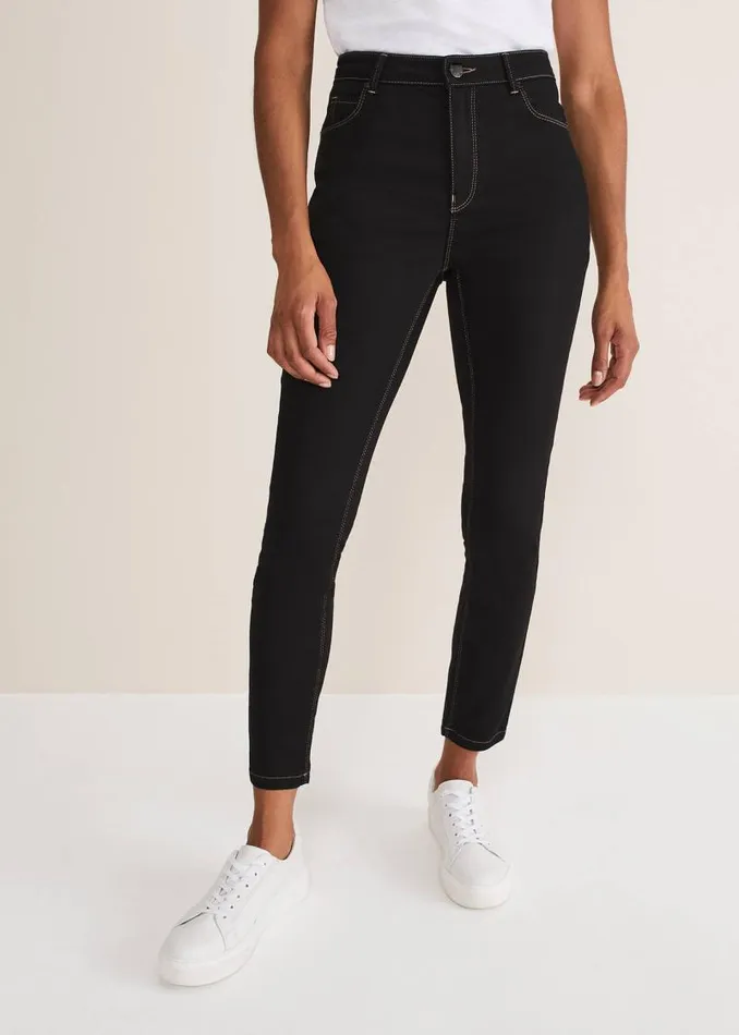 Abigail Sculpting Skinny Jean Black Women Phase Eight Trousers