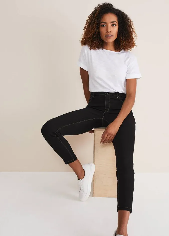 Abigail Sculpting Skinny Jean Black Women Phase Eight Trousers
