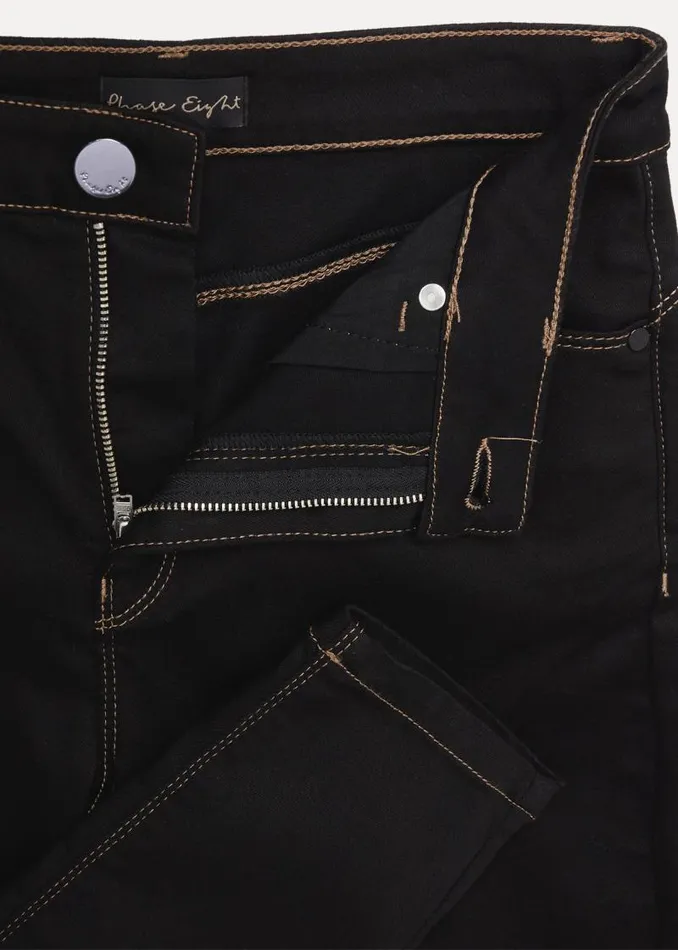 Abigail Sculpting Skinny Jean Black Women Phase Eight Trousers