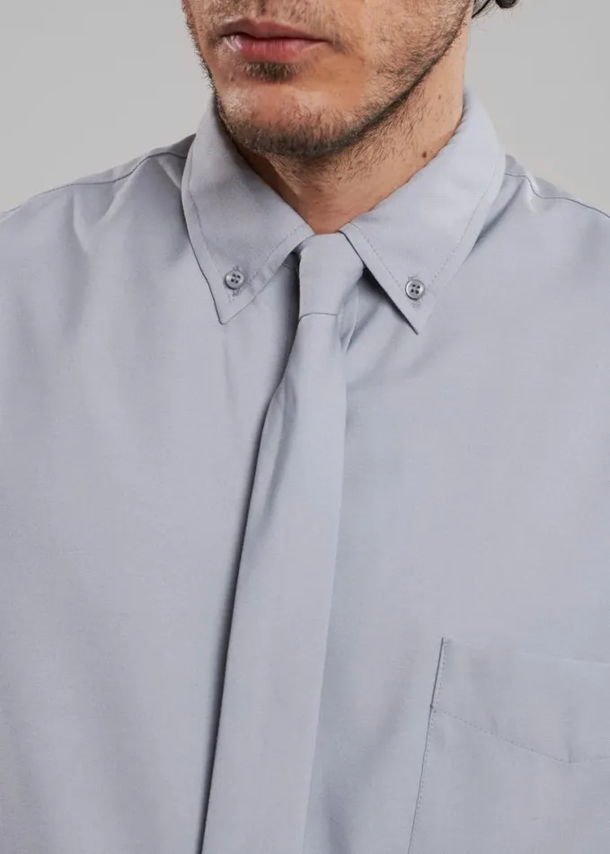 Accessories Men The Frankie Shop Kaden Tie 8211 Grey