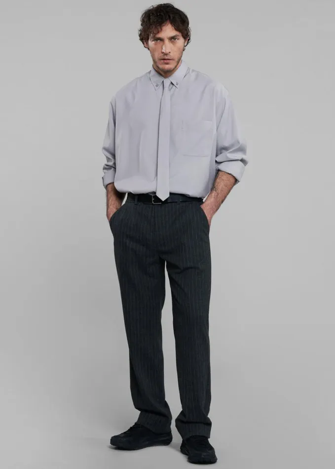 Accessories Men The Frankie Shop Kaden Tie 8211 Grey