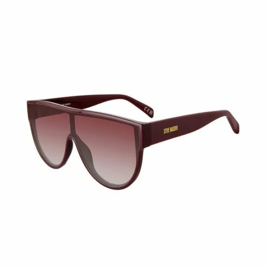 Accessories NIGEL SUNGLASSES BURGUNDY Burgundy Steve Madden Sunglasses
