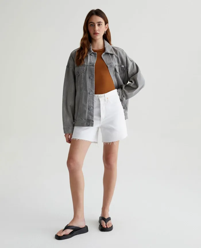 AG Jeans Denim Women Clove Short MODERN WHITE DESTRUCTED