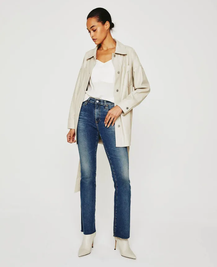AG Jeans Denim Women Farrah Boot 15 YEARS PORTOFINO