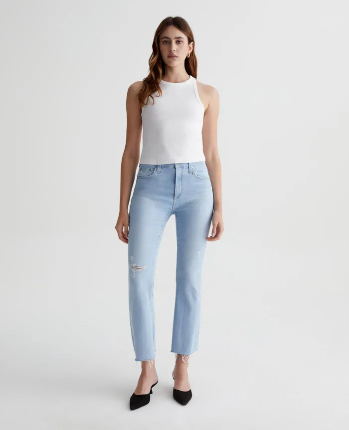 AG Jeans Denim Women Farrah Boot Crop 21 YEARS DAYLIGHT