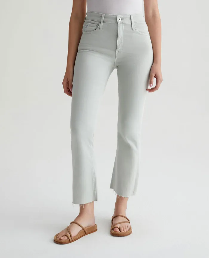 AG Jeans Denim Women Farrah Boot Crop SULFUR FRESH SAGE AG Jeans Denim Women Farrah Boot Crop SULFUR FRESH SAGE
