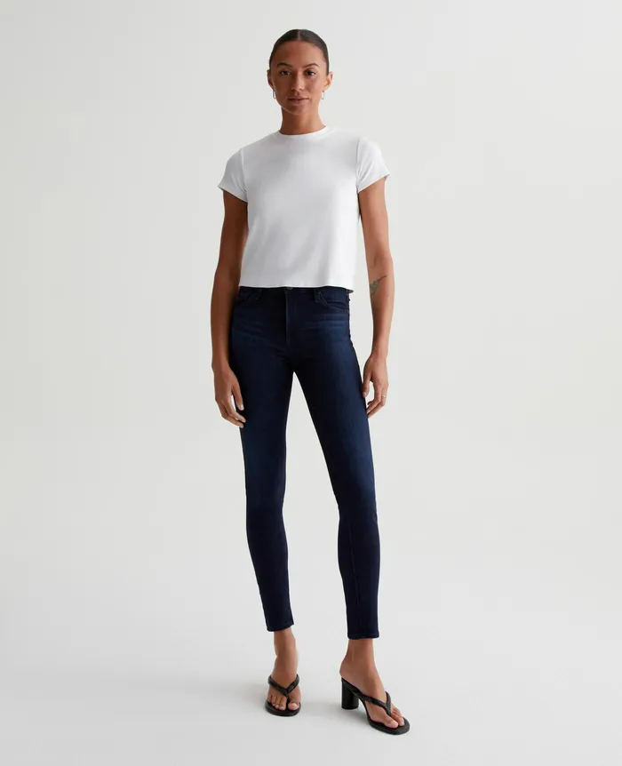 AG Jeans Denim Women Legging Ankle COAL GREY