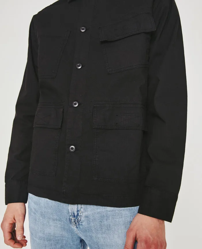 AG Jeans Jackets Men Lance Fatigue PURE BLACK AG Jeans Jackets Men Lance Fatigue PURE BLACK