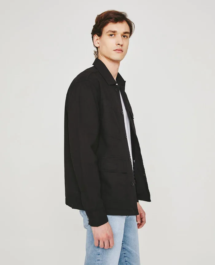 AG Jeans Jackets Men Lance Fatigue PURE BLACK AG Jeans Jackets Men Lance Fatigue PURE BLACK