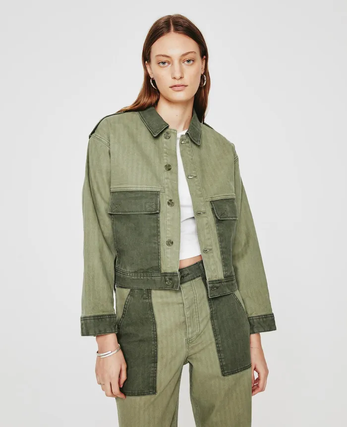 AG Jeans Jackets Women Mirah Utility Jacket VALLEY CAVALRY SAGE