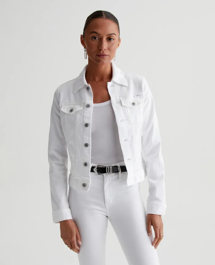 AG Jeans Jackets Women Robyn Jacket TRUE WHITE