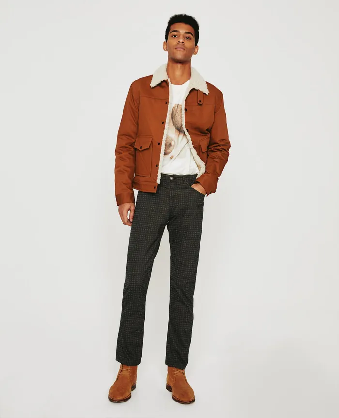 AG Jeans Pants Men Everett BRANT TAUPE MULTI