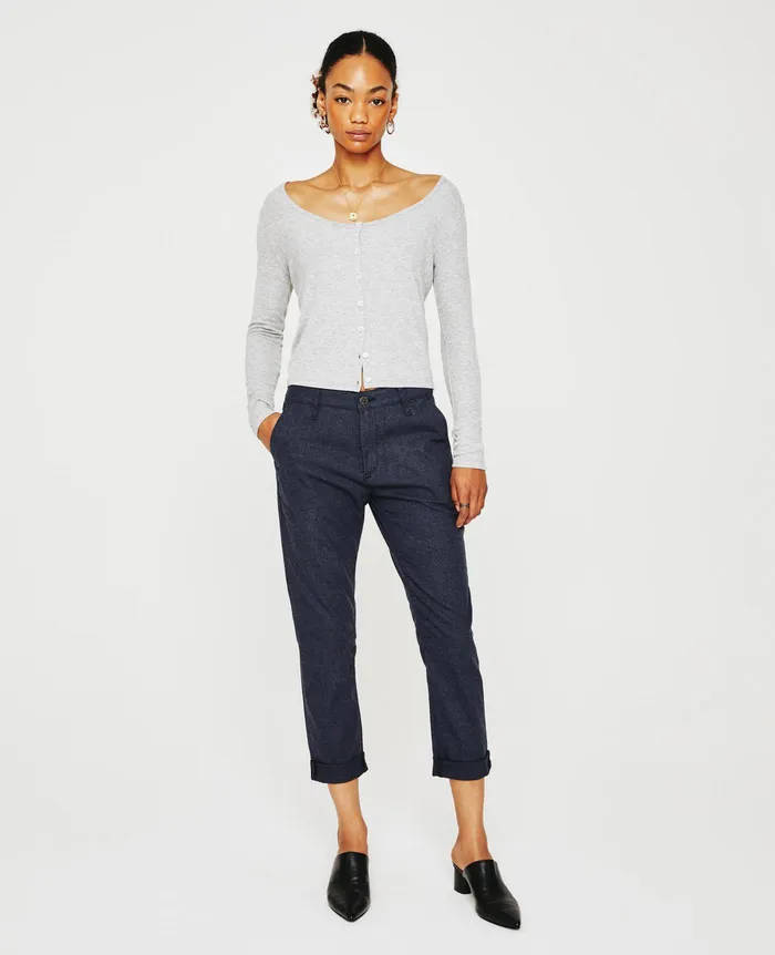 AG Jeans Pants Women Caden GUNPOWDER