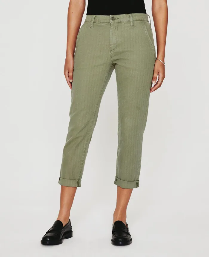 AG Jeans Pants Women Caden SULFUR CAVALRY SAGE AG Jeans Pants Women Caden SULFUR CAVALRY SAGE