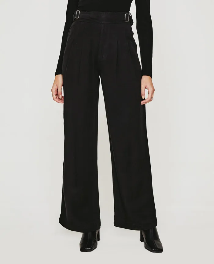 AG Jeans Pants Women Natalie Trouser TRUE BLACK AG Jeans Pants Women Natalie Trouser TRUE BLACK