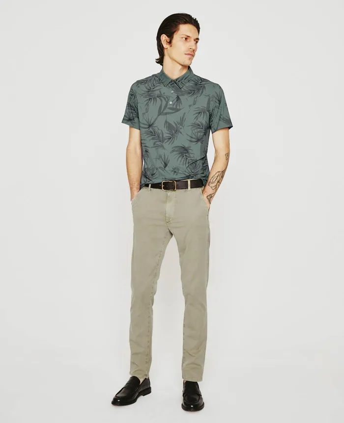 AG Jeans Polos Men Bryce Polo BREEZE GREEN MULTI AG Jeans Polos Men Bryce Polo BREEZE GREEN MULTI