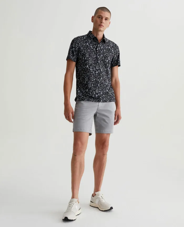 AG Jeans Polos Men Bryce Polo SPORTS DOODLE BLACK AG Jeans Polos Men Bryce Polo SPORTS DOODLE BLACK