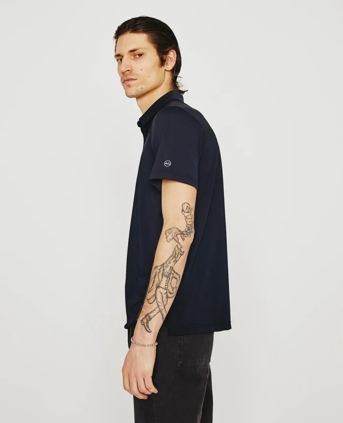 AG Jeans Polos Men Bryce Polo TRUE BLACK AG Jeans Polos Men Bryce Polo TRUE BLACK