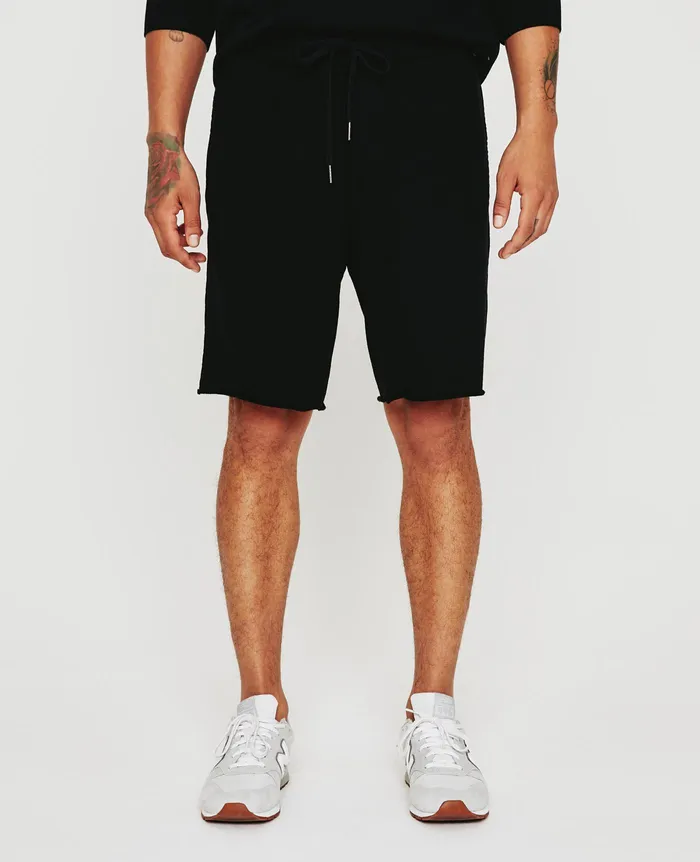 AG Jeans Sweatpants Men Kenji Sweatshort TRUE BLACK AG Jeans Sweatpants Men Kenji Sweatshort TRUE BLACK