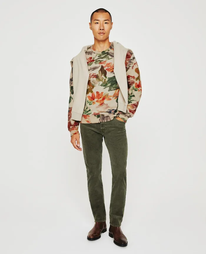 AG Jeans Sweatshirts Men Arc Crew GARDEN CAMO NEUTRAL MULTI AG Jeans Sweatshirts Men Arc Crew GARDEN CAMO NEUTRAL MULTI