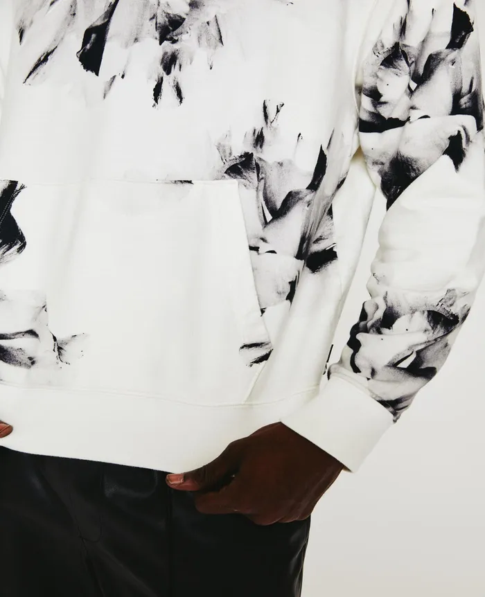 AG Jeans Sweatshirts Men Arc Hoodie WILL GARDEN WHITE MULTI AG Jeans Sweatshirts Men Arc Hoodie WILL GARDEN WHITE MULTI