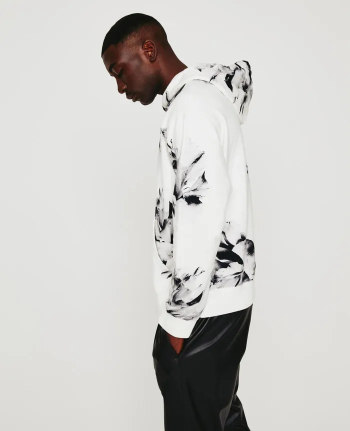 AG Jeans Sweatshirts Men Arc Hoodie WILL GARDEN WHITE MULTI AG Jeans Sweatshirts Men Arc Hoodie WILL GARDEN WHITE MULTI