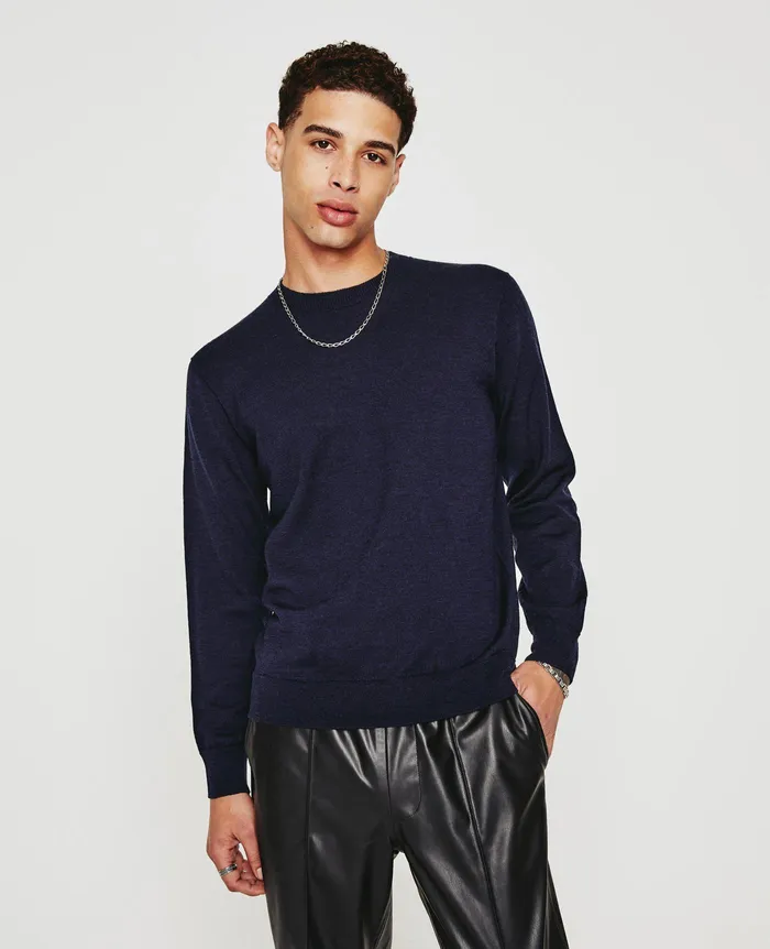 AG Jeans Sweatshirts Men Beck Crew DEEP NAVY