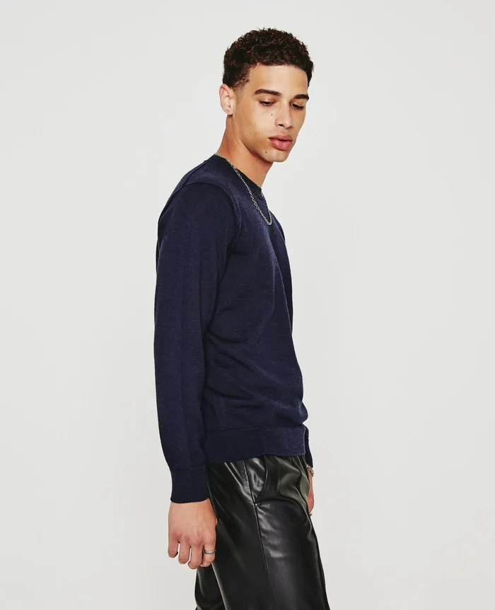 AG Jeans Sweatshirts Men Beck Crew DEEP NAVY AG Jeans Sweatshirts Men Beck Crew DEEP NAVY