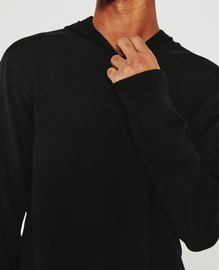 AG Jeans Sweatshirts Men Beck Hoodie TRUE BLACK AG Jeans Sweatshirts Men Beck Hoodie TRUE BLACK
