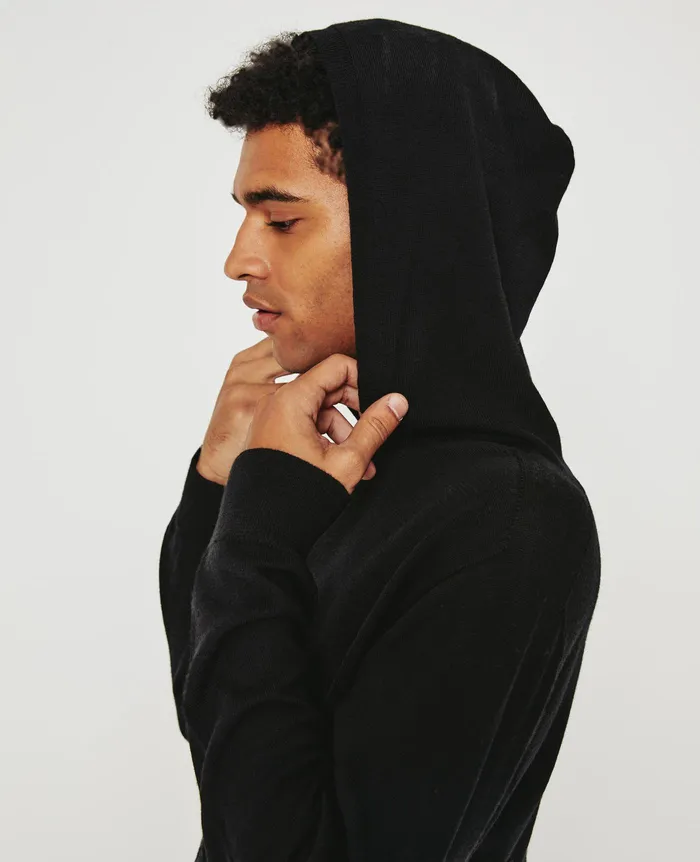AG Jeans Sweatshirts Men Beck Hoodie TRUE BLACK AG Jeans Sweatshirts Men Beck Hoodie TRUE BLACK