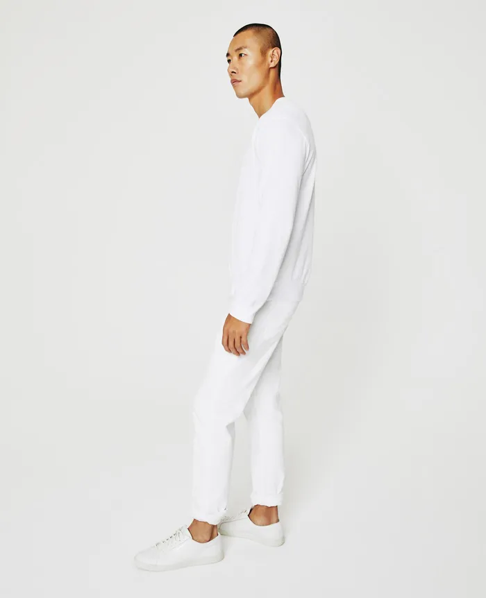 AG Jeans Sweatshirts Men Wesley Pullover TRUE WHITE AG Jeans Sweatshirts Men Wesley Pullover TRUE WHITE
