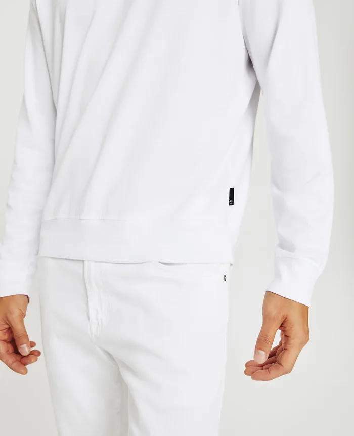 AG Jeans Sweatshirts Men Wesley Pullover TRUE WHITE AG Jeans Sweatshirts Men Wesley Pullover TRUE WHITE