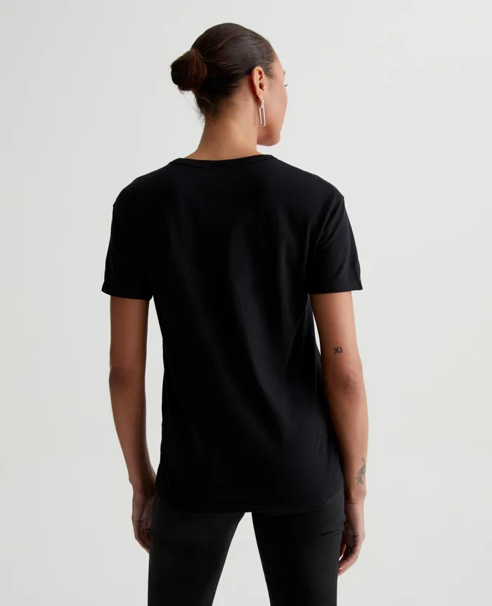 AG Jeans Tees and Tanks Women Aspen U TRUE BLACK AG Jeans Tees and Tanks Women Aspen U TRUE BLACK
