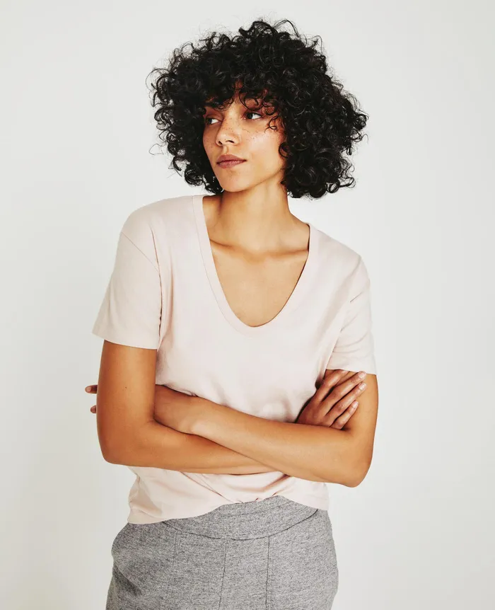 AG Jeans Tees and Tanks Women Aspen U VINTAGE PINK