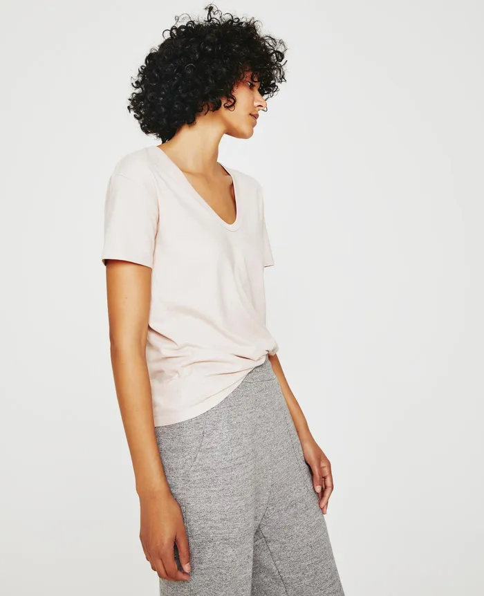 AG Jeans Tees and Tanks Women Aspen U VINTAGE PINK AG Jeans Tees and Tanks Women Aspen U VINTAGE PINK