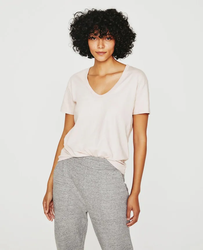 AG Jeans Tees and Tanks Women Aspen U VINTAGE PINK AG Jeans Tees and Tanks Women Aspen U VINTAGE PINK
