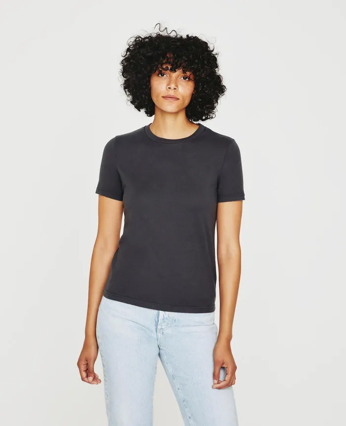 AG Jeans Tees and Tanks Women Jagger Crew INK STONE AG Jeans Tees and Tanks Women Jagger Crew INK STONE