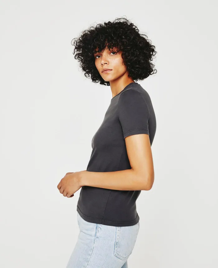 AG Jeans Tees and Tanks Women Jagger Crew INK STONE AG Jeans Tees and Tanks Women Jagger Crew INK STONE