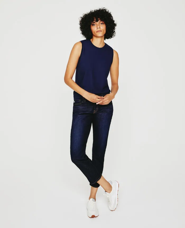 AG Jeans Tees and Tanks Women Jagger Muscle Tank DEEP NAVY AG Jeans Tees and Tanks Women Jagger Muscle Tank DEEP NAVY