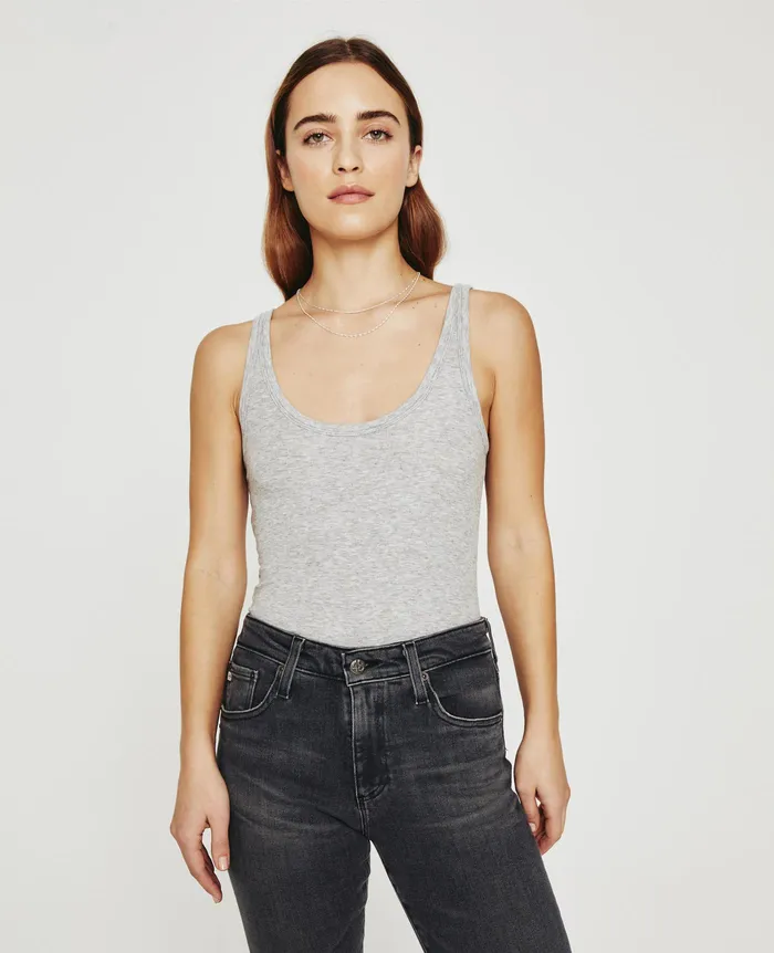 AG Jeans Tees and Tanks Women Jaxon Tank HEATHER GREY