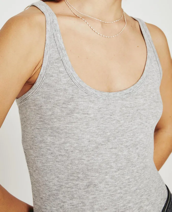 AG Jeans Tees and Tanks Women Jaxon Tank HEATHER GREY AG Jeans Tees and Tanks Women Jaxon Tank HEATHER GREY