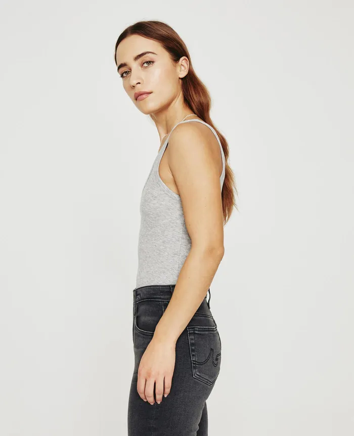 AG Jeans Tees and Tanks Women Jaxon Tank HEATHER GREY AG Jeans Tees and Tanks Women Jaxon Tank HEATHER GREY