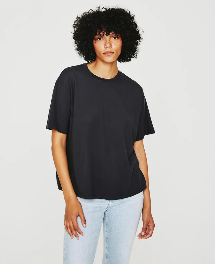AG Jeans Tees and Tanks Women Karter ExBoyfriend INK STONE AG Jeans Tees and Tanks Women Karter ExBoyfriend INK STONE