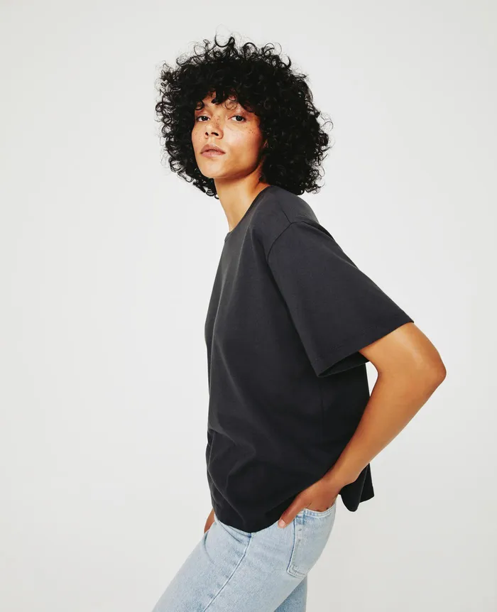 AG Jeans Tees and Tanks Women Karter ExBoyfriend INK STONE AG Jeans Tees and Tanks Women Karter ExBoyfriend INK STONE