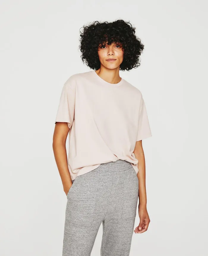 AG Jeans Tees and Tanks Women Karter ExBoyfriend VINTAGE PINK AG Jeans Tees and Tanks Women Karter ExBoyfriend VINTAGE PINK