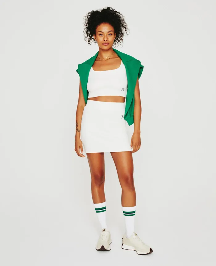 AG Jeans Tees and Tanks Women Weddington Tank EB RACKET CLUB EMBLEM WHITE CL AG Jeans Tees and Tanks Women Weddington Tank EB RACKET CLUB EMBLEM WHITE CL