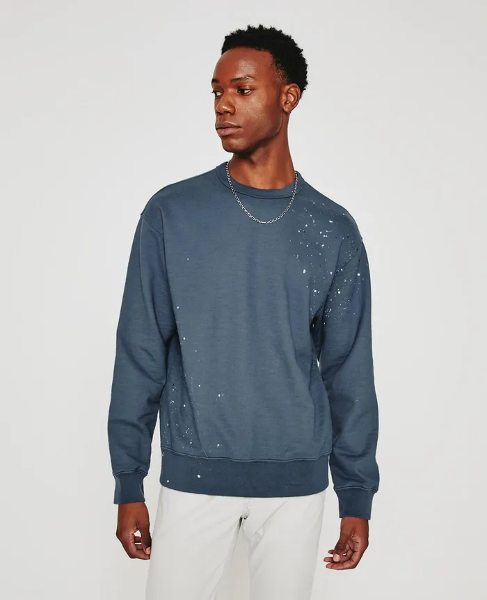 AG Jeans Tees Men Arc Crew STONE DOT NAVY MULTI